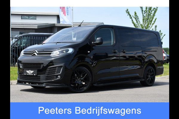 Citroën Jumpy 2.0 BlueHDI 180 XL DC Black Edition Adaptieve Cruise, 360 Camera, Head-up, 177PK, 2 x Schuifdeur, Trekhaak, Carplay, Stoelverwarming, UNIEK!