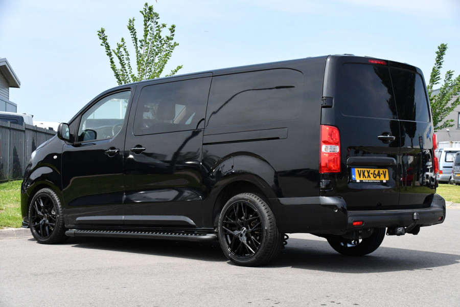 Citroën Jumpy 2.0 BlueHDI 180 XL DC Black Edition Adaptieve Cruise, 360 Camera, Head-up, 177PK, 2 x Schuifdeur, Trekhaak, Carplay, Stoelverwarming, UNIEK!