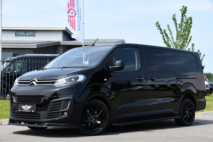 Citroën Jumpy 2.0 BlueHDI 180 XL DC Black Edition Adaptieve Cruise, 360 Camera, Head-up, 177PK, 2 x Schuifdeur, Trekhaak, Carplay, Stoelverwarming, UNIEK!