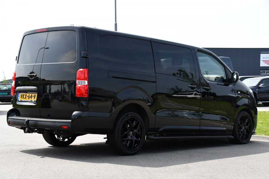 Citroën Jumpy 2.0 BlueHDI 180 XL DC Black Edition Adaptieve Cruise, 360 Camera, Head-up, 177PK, 2 x Schuifdeur, Trekhaak, Carplay, Stoelverwarming, UNIEK!
