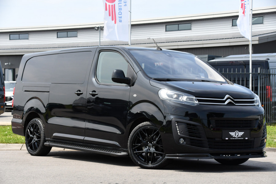 Citroën Jumpy 2.0 BlueHDI 180 XL DC Black Edition Adaptieve Cruise, 360 Camera, Head-up, 177PK, 2 x Schuifdeur, Trekhaak, Carplay, Stoelverwarming, UNIEK!