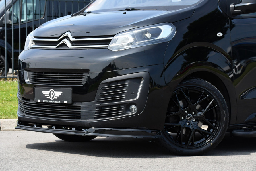 Citroën Jumpy 2.0 BlueHDI 180 XL DC Black Edition Adaptieve Cruise, 360 Camera, Head-up, 177PK, 2 x Schuifdeur, Trekhaak, Carplay, Stoelverwarming, UNIEK!