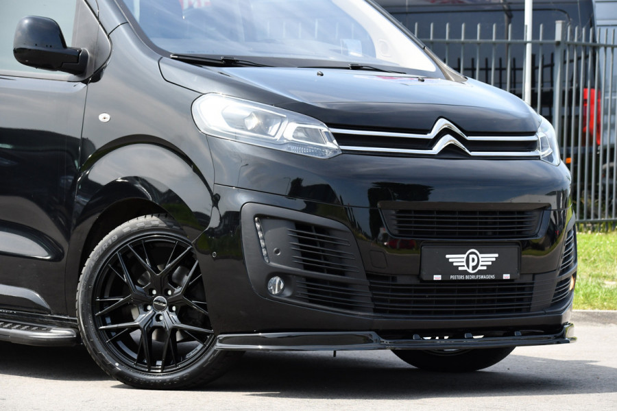 Citroën Jumpy 2.0 BlueHDI 180 XL DC Black Edition Adaptieve Cruise, 360 Camera, Head-up, 177PK, 2 x Schuifdeur, Trekhaak, Carplay, Stoelverwarming, UNIEK!