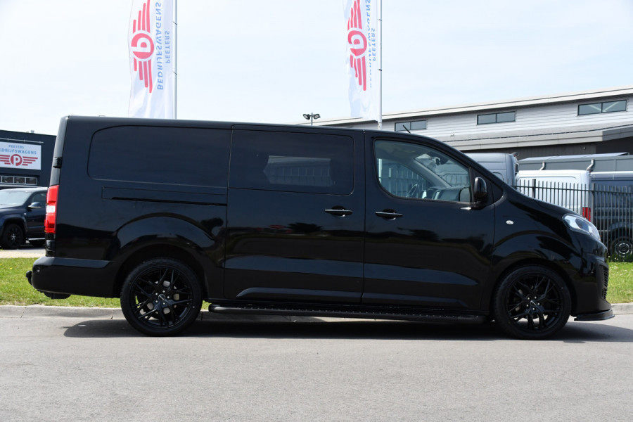 Citroën Jumpy 2.0 BlueHDI 180 XL DC Black Edition Adaptieve Cruise, 360 Camera, Head-up, 177PK, 2 x Schuifdeur, Trekhaak, Carplay, Stoelverwarming, UNIEK!