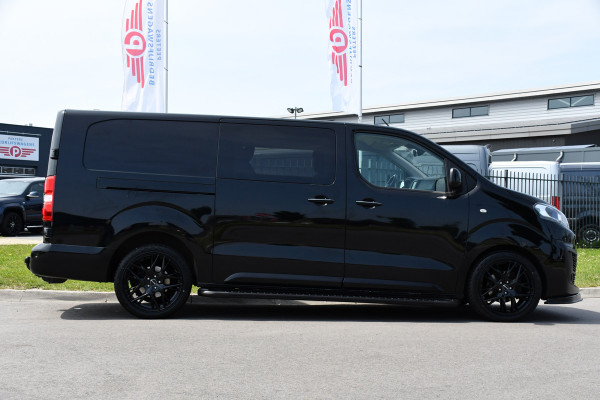 Citroën Jumpy 2.0 BlueHDI 180 XL DC Black Edition Adaptieve Cruise, 360 Camera, Head-up, 177PK, 2 x Schuifdeur, Trekhaak, Carplay, Stoelverwarming, UNIEK!