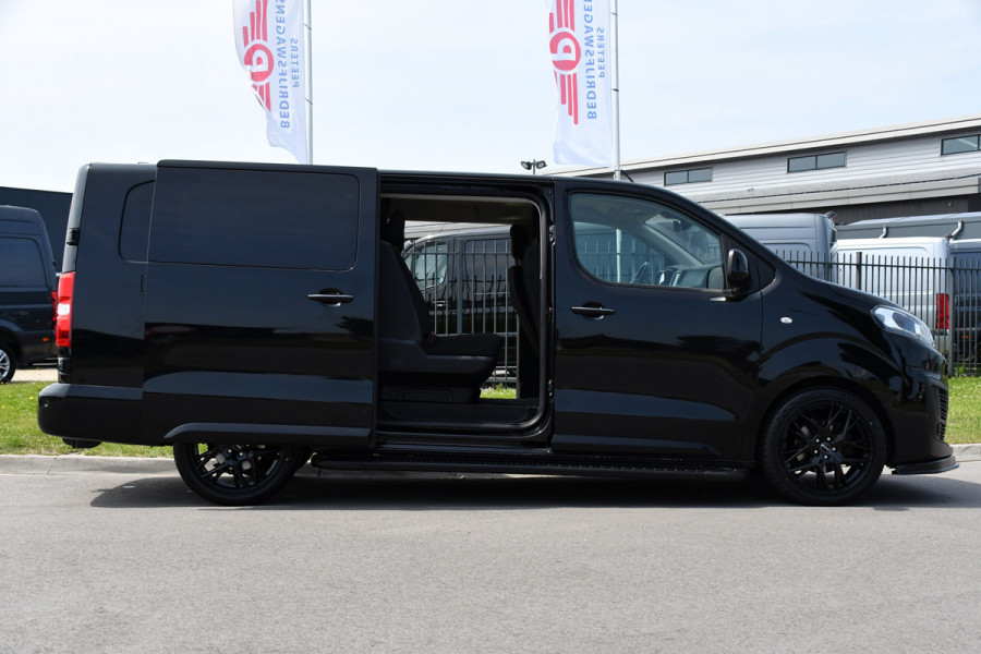 Citroën Jumpy 2.0 BlueHDI 180 XL DC Black Edition Adaptieve Cruise, 360 Camera, Head-up, 177PK, 2 x Schuifdeur, Trekhaak, Carplay, Stoelverwarming, UNIEK!