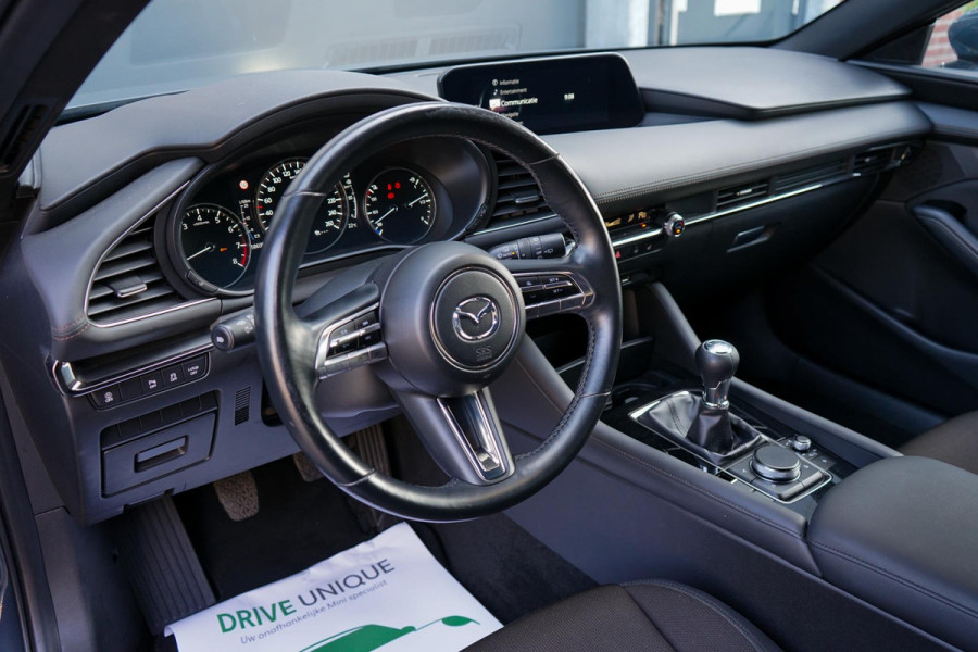 Mazda 3 2.0 e-SkyActiv-G M Hybrid 150 Sportive | Adaptive Cruise | Carplay | Head up | Keyless | Stoel/stuur verwarming | Camera
