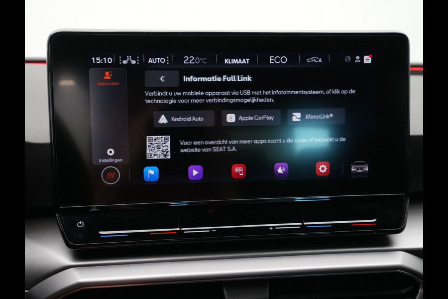 Seat Leon 1.4 TSI eHybrid PHEV 204pk FR Navigatie Camera Acc Led Carplay Sideassist Stoelverwarming 321