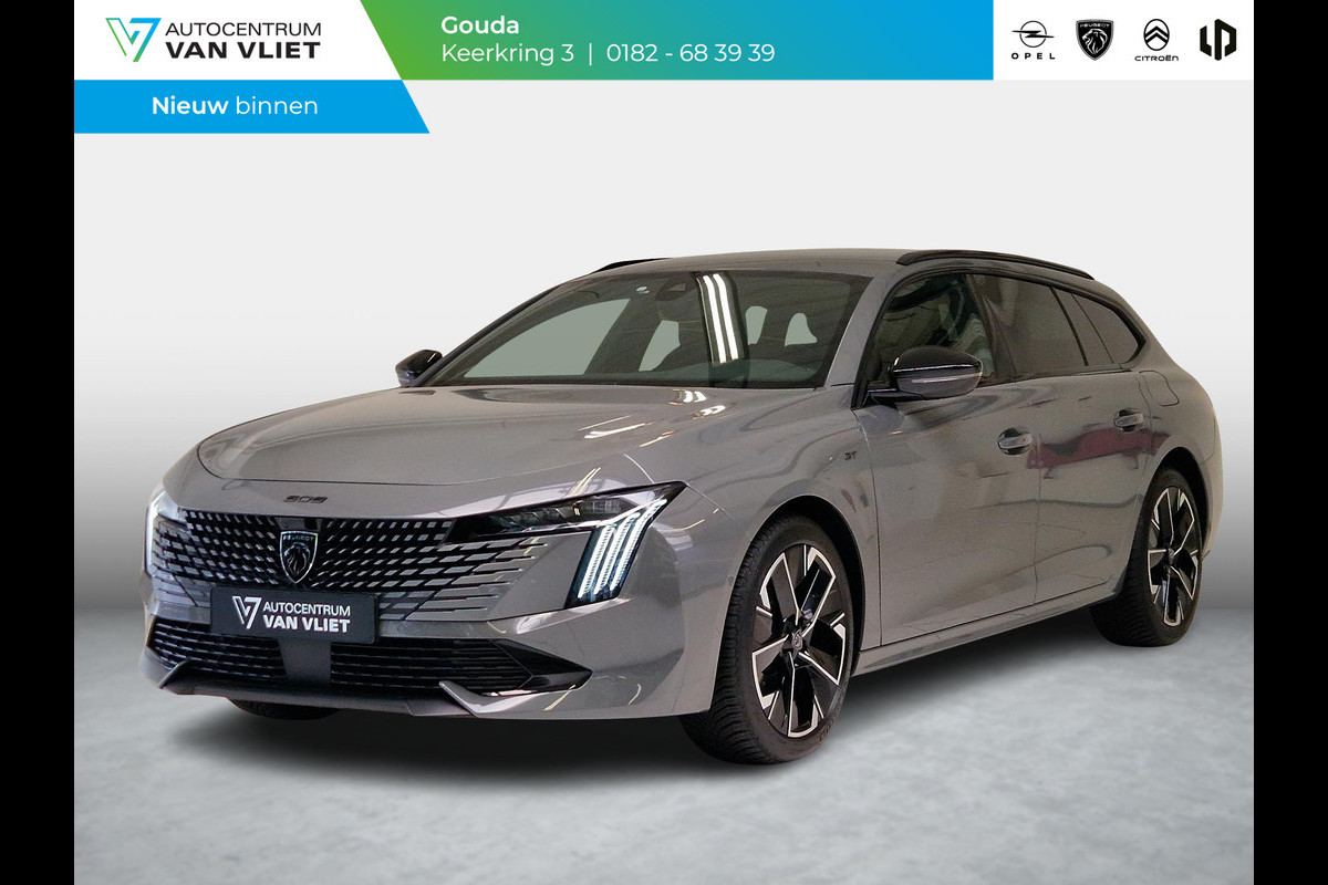 Peugeot 508 SW 1.6 HYbrid 180 GT 7,4 kW boordlader | Alcantara | Navigatie | Achteruitrijcamera | Adaptive Cruise Control | AGR stoelen Peugeot 508 SW 1.6 HYbrid 180 GT 7,4 kW boordlader | Alcantara | Navigatie | Achteruitrijcamera | Adaptive Cruise Control | AGR stoelen