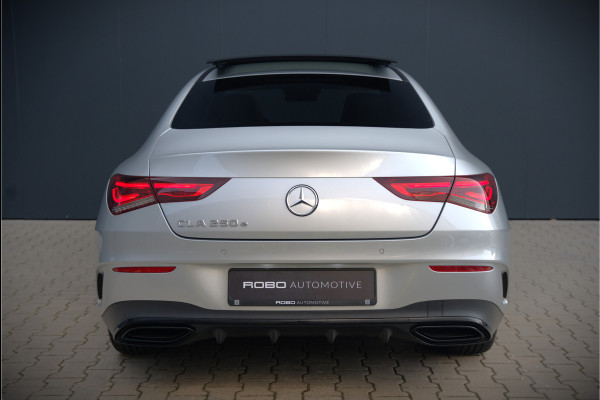 Mercedes-Benz CLA-Klasse 250 e Premium Plus AMG | Panoramadak | Burmester | Stoelverwarming | Apple Carplay | Keyless | Memory Seats| Cruise Control | Ambiance verlichting | 360 Camera | Parkeersensoren | Standkachel | Dodehoekdetectie