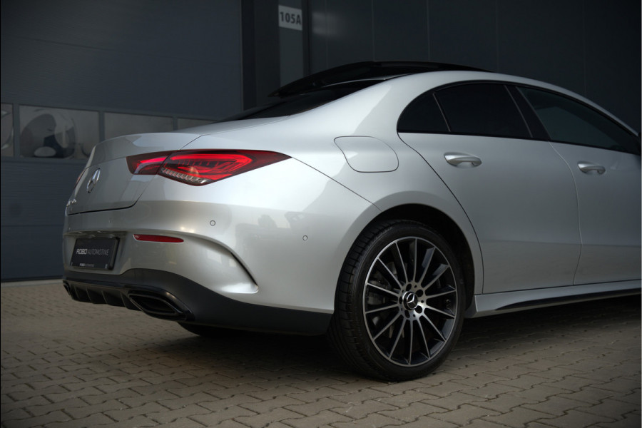 Mercedes-Benz CLA-Klasse 250 e Premium Plus AMG | Panoramadak | Burmester | Stoelverwarming | Apple Carplay | Keyless | Memory Seats| Cruise Control | Ambiance verlichting | 360 Camera | Parkeersensoren | Standkachel | Dodehoekdetectie