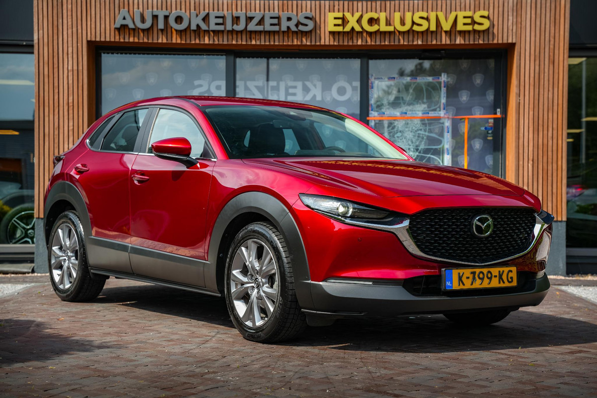 Mazda CX-30 2.0 e-SkyActiv-X M Hybrid Comfort Leder Stuurwielbed. Airco Parkeersensoren Camera Mazda CX-30 2.0 e-SkyActiv-X M Hybrid Comfort Leder Stuurwielbed. Airco Parkeersensoren Camera