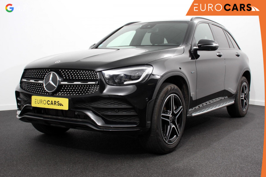 Mercedes-Benz GLC 300e 4MATIC 9G-tronic AMG Line Navigatie Cruise Control Parkeersensoren Stoelverwarming Panorama dak Matrix LED-koplampen Virtual Cockpit Surround-systeem Burmester Inductielader