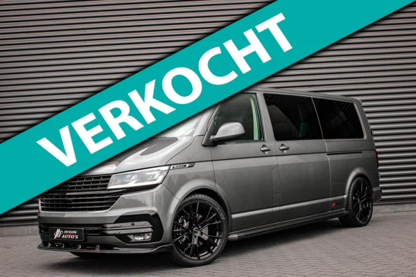 Volkswagen Transporter 2.0 TDI L2H1 30 DC BULLI 199PK DUBBEL CABINE / LEDEREN BEKLEDING / PDC / VERLAGINGSVEREN / 2X SCHUIFDEUR