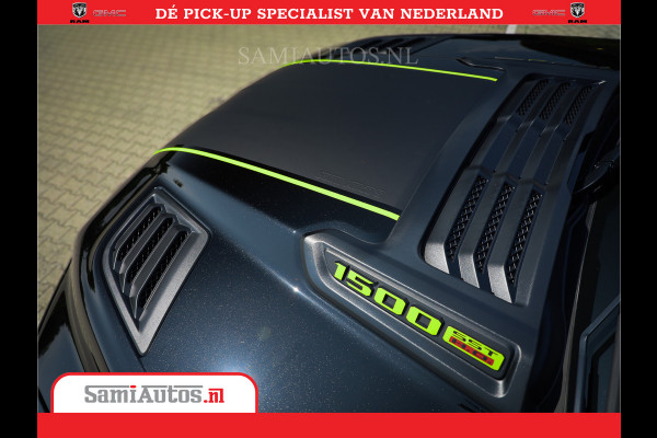 Dodge Ram 1500 Limited Night High Output 540HP 706Nm | Massage + Full Option | De Meest Luxe en Volle Pick-Up in zijn Klasse | Comfortabele Dubbele Cabine met Royale 5 Zitplaatsen | BPM vrij | Nu Leverbaar uit Voorraad | Voorraad Nr 2357 - 5182