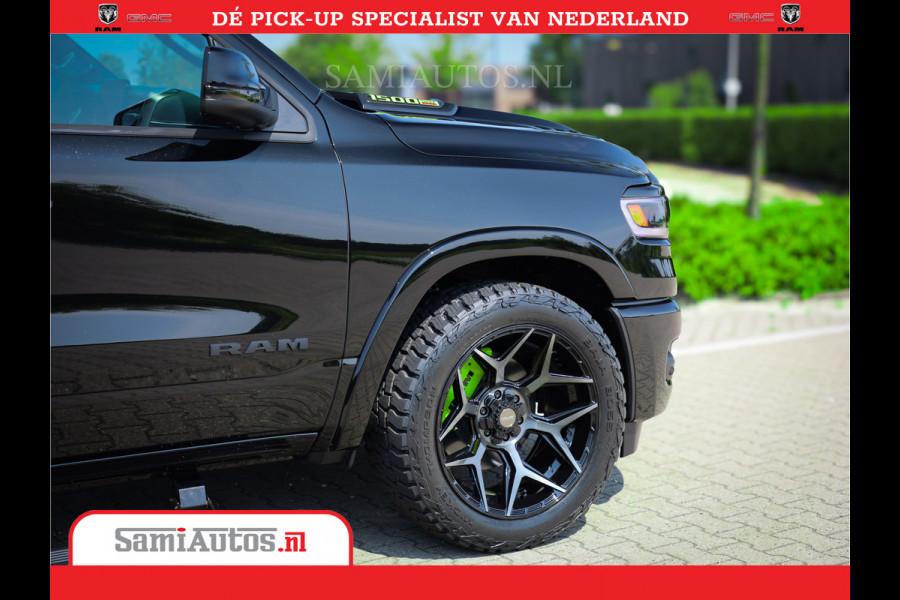 Dodge Ram 1500 Limited Night High Output 540HP 706Nm | Massage + Full Option | De Meest Luxe en Volle Pick-Up in zijn Klasse | Comfortabele Dubbele Cabine met Royale 5 Zitplaatsen | BPM vrij | Nu Leverbaar uit Voorraad | Voorraad Nr 2357 - 5182