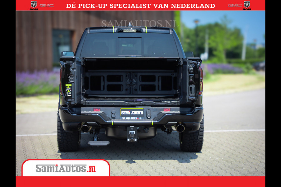 Dodge Ram 1500 Limited Night High Output 540HP 706Nm | Massage + Full Option | De Meest Luxe en Volle Pick-Up in zijn Klasse | Comfortabele Dubbele Cabine met Royale 5 Zitplaatsen | BPM vrij | Nu Leverbaar uit Voorraad | Voorraad Nr 2357 - 5182