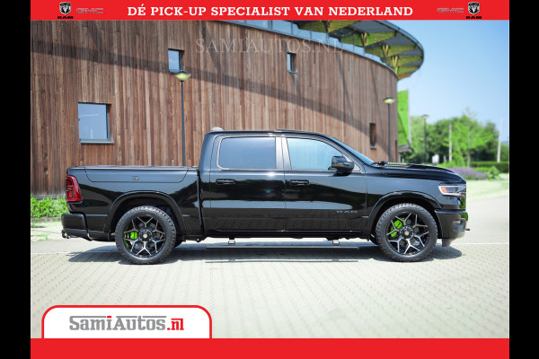 Dodge Ram 1500 Limited Night High Output 540HP 706Nm | Massage + Full Option | De Meest Luxe en Volle Pick-Up in zijn Klasse | Comfortabele Dubbele Cabine met Royale 5 Zitplaatsen | BPM vrij | Nu Leverbaar uit Voorraad | Voorraad Nr 2357 - 5182