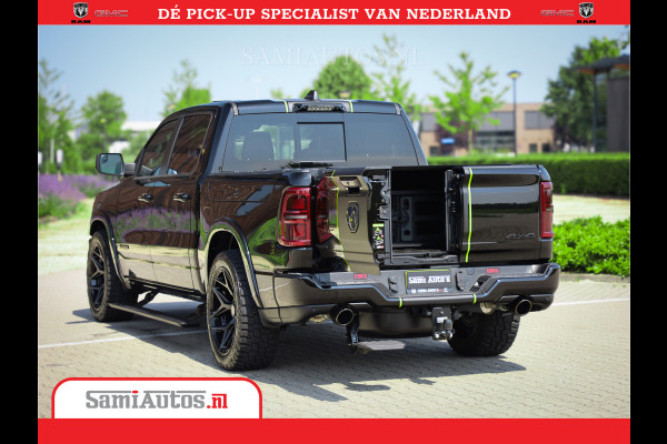 Dodge Ram 1500 Limited Night High Output 540HP 706Nm | Massage + Full Option | De Meest Luxe en Volle Pick-Up in zijn Klasse | Comfortabele Dubbele Cabine met Royale 5 Zitplaatsen | BPM vrij | Nu Leverbaar uit Voorraad | Voorraad Nr 2357 - 5182