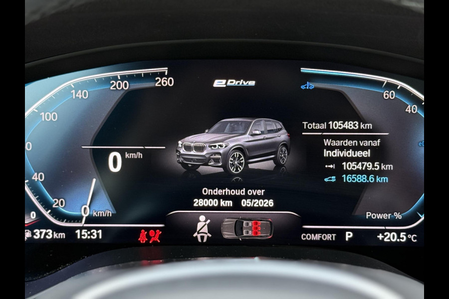BMW X3 xDrive30e High Executive M-Sport|SOH90%|Pano|H/K|Leder|Trekhaak|20"