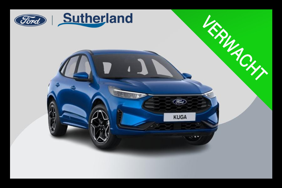 Ford Kuga 2.5 PHEV ST-Line 243 pk | Driver Assistance Pack | Wegklapbare trekhaak | 2.100 kg trekgewicht! | Winterpakket | 19 inch Licht metalen Velgen | €4.000,- prijsvoordeel!