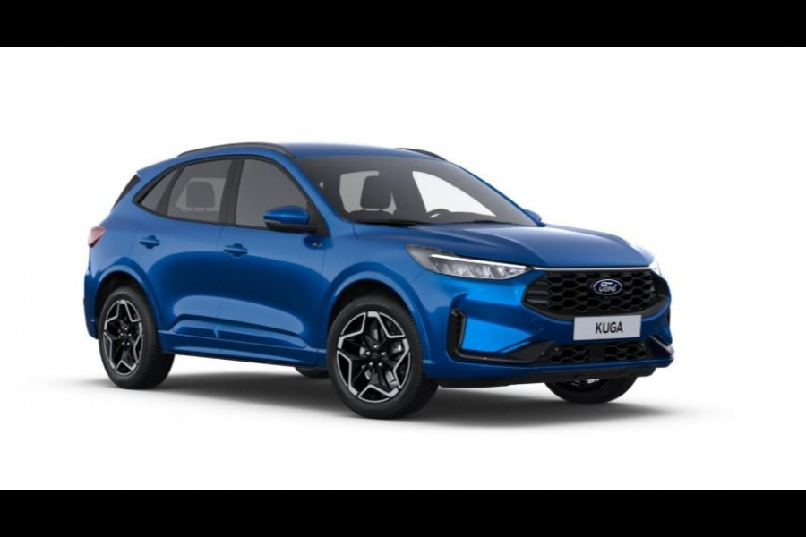 Ford Kuga 2.5 PHEV ST-Line 243 pk | Driver Assistance Pack | Wegklapbare trekhaak | 2.100 kg trekgewicht! | Winterpakket | 19 inch Licht metalen Velgen | €4.000,- prijsvoordeel!