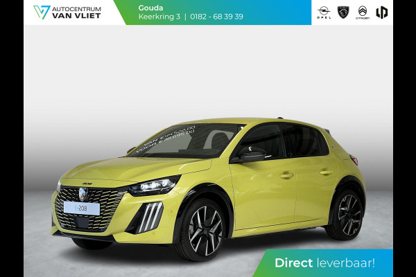 Peugeot e-208 EV GT 51 kWh | Long range | Stoelverwarming & Massage | Navigatie | Adaptieve Cruise Control |