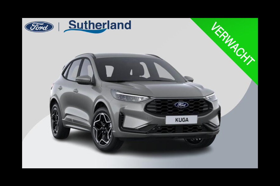 Ford Kuga 2.5 PHEV ST-Line 243 pk | Driver Assistance Pack | Wegklapbare trekhaak | 2.100 kg trekgewicht! | Winterpakket | 19 inch Licht metalen Velgen | €4.000,- prijsvoordeel!