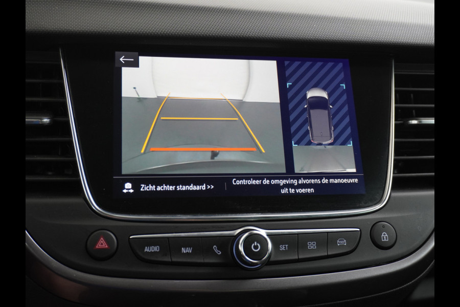 Opel Crossland X T111pk Trekhaak Apple Carplay Android Navi Dual Ecc Cruise Control WiFi Multi-Media 360°Camera Lmv DAB Keyless 1/2 Leder Verkeer Premium Innovation+ Pack LaneAssist Licht+Regensensor AGR Ergonomie Comfort-Sportstoelen EURO 6 Origineel Nederlandse Auto