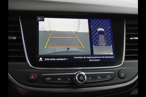 Opel Crossland X T111pk Trekhaak Apple Carplay Android Navi Dual Ecc Cruise Control WiFi Multi-Media 360°Camera Lmv DAB Keyless 1/2 Leder Verkeer Premium Innovation+ Pack LaneAssist Licht+Regensensor AGR Ergonomie Comfort-Sportstoelen EURO 6 Origineel Nederlandse Auto