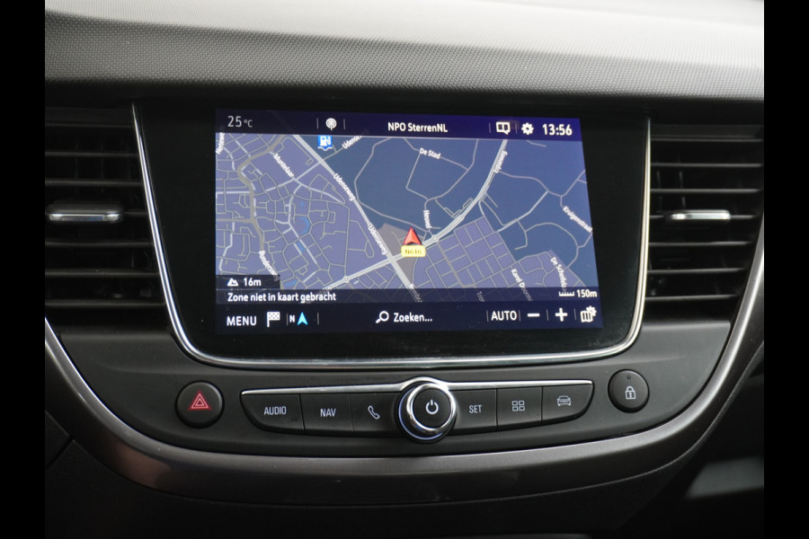 Opel Crossland X T111pk Trekhaak Apple Carplay Android Navi Dual Ecc Cruise Control WiFi Multi-Media 360°Camera Lmv DAB Keyless 1/2 Leder Verkeer Premium Innovation+ Pack LaneAssist Licht+Regensensor AGR Ergonomie Comfort-Sportstoelen EURO 6 Origineel Nederlandse Auto