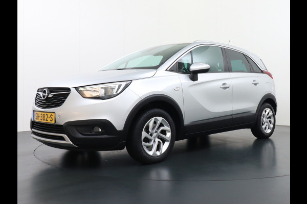 Opel Crossland X T111pk Trekhaak Apple Carplay Android Navi Dual Ecc Cruise Control WiFi Multi-Media 360°Camera Lmv DAB Keyless 1/2 Leder Verkeer Premium Innovation+ Pack LaneAssist Licht+Regensensor AGR Ergonomie Comfort-Sportstoelen EURO 6 Origineel Nederlandse Auto