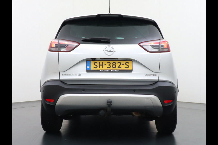 Opel Crossland X T111pk Trekhaak Apple Carplay Android Navi Dual Ecc Cruise Control WiFi Multi-Media 360°Camera Lmv DAB Keyless 1/2 Leder Verkeer Premium Innovation+ Pack LaneAssist Licht+Regensensor AGR Ergonomie Comfort-Sportstoelen EURO 6 Origineel Nederlandse Auto