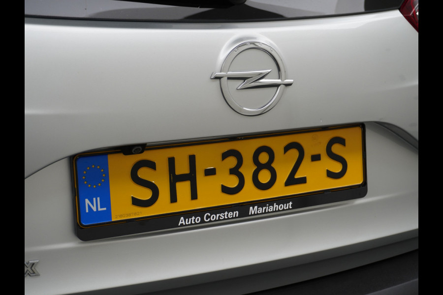Opel Crossland X T111pk Trekhaak Apple Carplay Android Navi Dual Ecc Cruise Control WiFi Multi-Media 360°Camera Lmv DAB Keyless 1/2 Leder Verkeer Premium Innovation+ Pack LaneAssist Licht+Regensensor AGR Ergonomie Comfort-Sportstoelen EURO 6 Origineel Nederlandse Auto