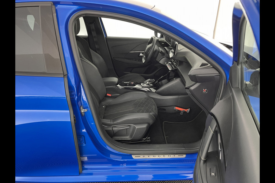 Peugeot e-208 EV GT Pack 50 kWh [ 3-Fase ] (INCL-BTW) *FULL-LED | DIGI-COCKPIT | BLINDSPOT | CAMERA | LEATHER-ALCANTARA | NAVI-FULLMAP | LANE-ASSIST | KEYLESS | DAB | CCS-FASTLOADER | HEATED-SPORTSEATS | AMBIENT-LIGHT | 17"ALU*
