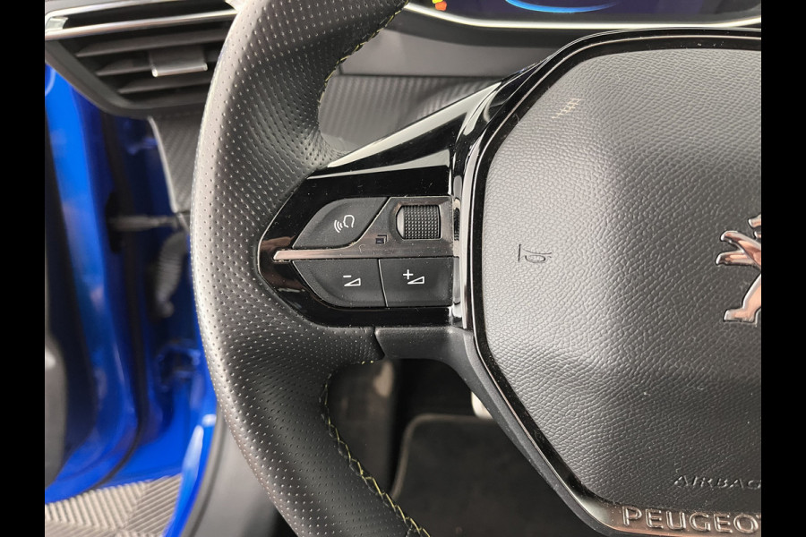 Peugeot e-208 EV GT Pack 50 kWh [ 3-Fase ] (INCL-BTW) *FULL-LED | DIGI-COCKPIT | BLINDSPOT | CAMERA | LEATHER-ALCANTARA | NAVI-FULLMAP | LANE-ASSIST | KEYLESS | DAB | CCS-FASTLOADER | HEATED-SPORTSEATS | AMBIENT-LIGHT | 17"ALU*
