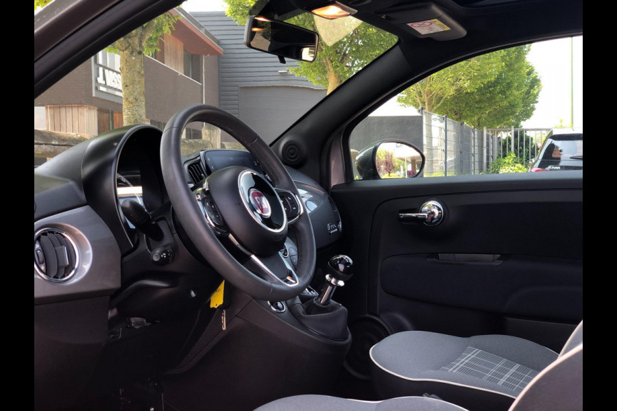 Fiat 500 1.0 Hybrid Lounge Plus | Pano, Carplay/Android, Clima, Cruise | Onderhoudshistorie |