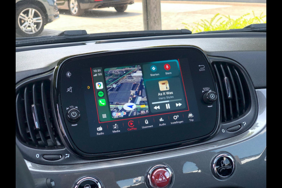 Fiat 500 1.0 Hybrid Lounge Plus | Pano, Carplay/Android, Clima, Cruise | Onderhoudshistorie |
