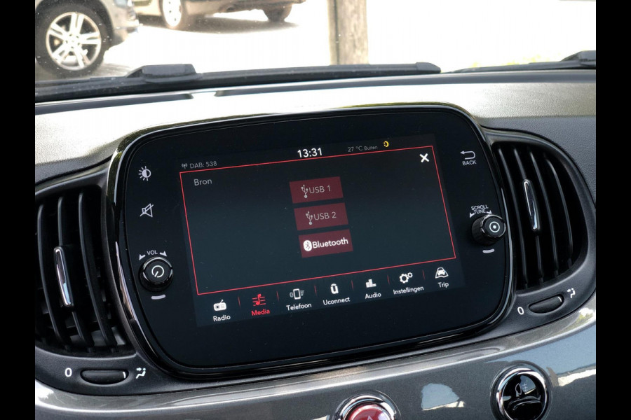 Fiat 500 1.0 Hybrid Lounge Plus | Pano, Carplay/Android, Clima, Cruise | Onderhoudshistorie |