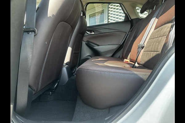 Mazda CX-3 2.0 SkyActiv-G 120 GT-Luxury | NAVIGATIE SYSTEEM | ACHTERUITRIJ CAMERA | KEYLESS ENTRY | STOELVERWARMING | LEDER | CLIMATE CONTROL | CRUISE CONTROL | 18 INCH |
