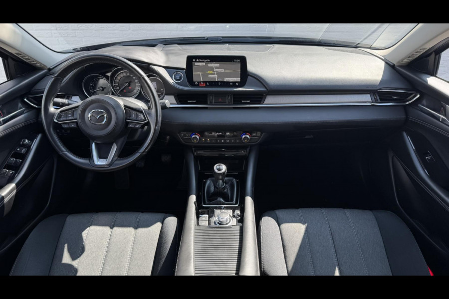 Mazda 6 Led Carplay Adaptive cruise Camera Dodehoek Navigatie Verwarmd stuur en stoelen