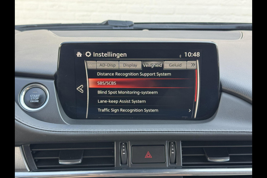Mazda 6 Led Carplay Adaptive cruise Camera Dodehoek Navigatie Verwarmd stuur en stoelen