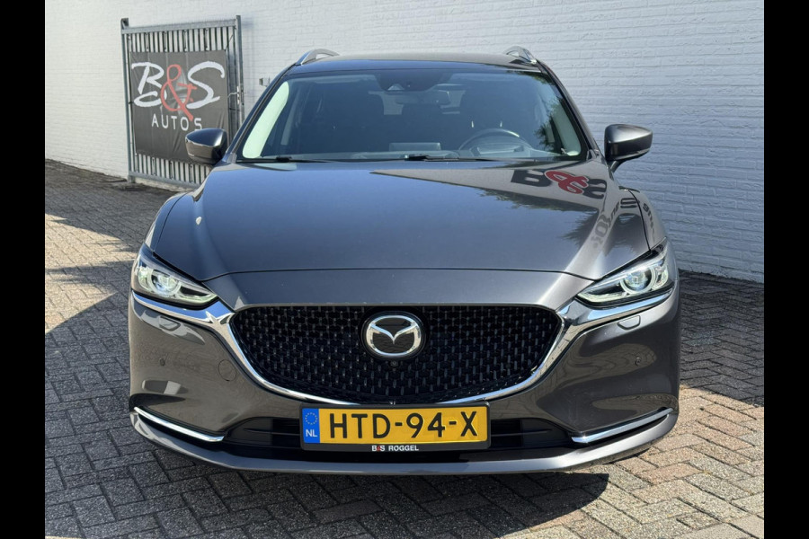 Mazda 6 Led Carplay Adaptive cruise Camera Dodehoek Navigatie Verwarmd stuur en stoelen