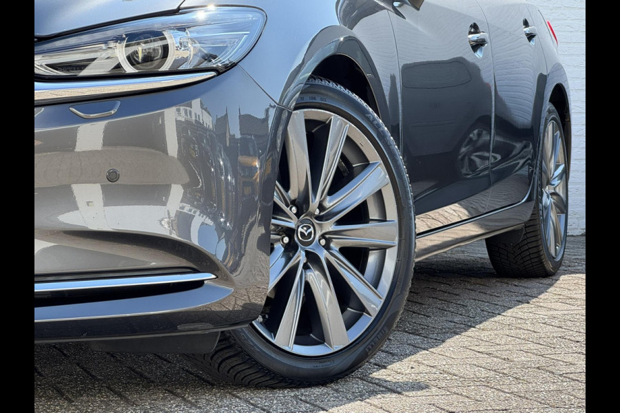Mazda 6 Led Carplay Adaptive cruise Camera Dodehoek Navigatie Verwarmd stuur en stoelen
