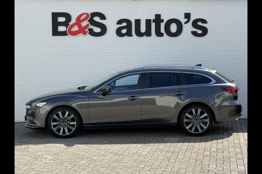 Mazda 6 Led Carplay Adaptive cruise Camera Dodehoek Navigatie Verwarmd stuur en stoelen
