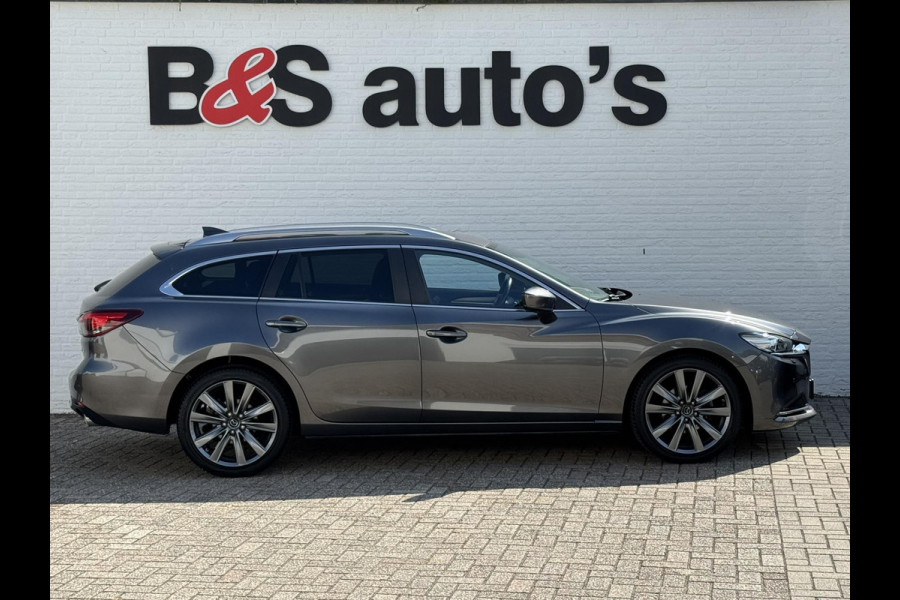 Mazda 6 Led Carplay Adaptive cruise Camera Dodehoek Navigatie Verwarmd stuur en stoelen