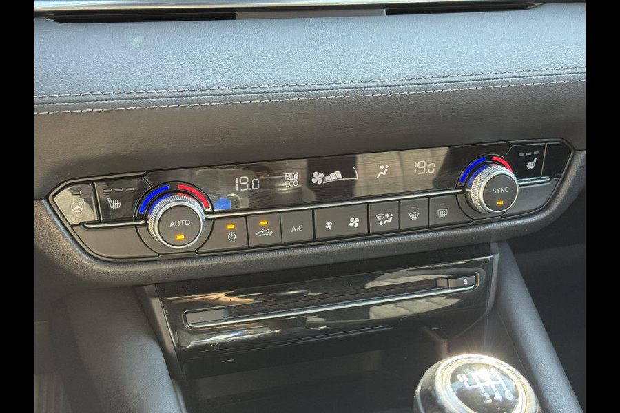 Mazda 6 Led Carplay Adaptive cruise Camera Dodehoek Navigatie Verwarmd stuur en stoelen
