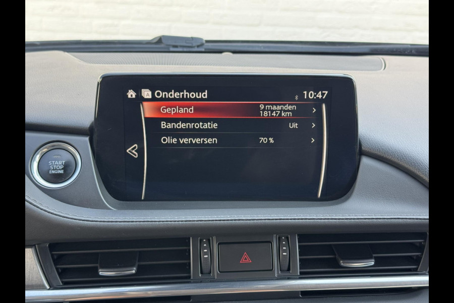 Mazda 6 Led Carplay Adaptive cruise Camera Dodehoek Navigatie Verwarmd stuur en stoelen