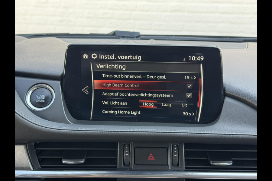 Mazda 6 Led Carplay Adaptive cruise Camera Dodehoek Navigatie Verwarmd stuur en stoelen