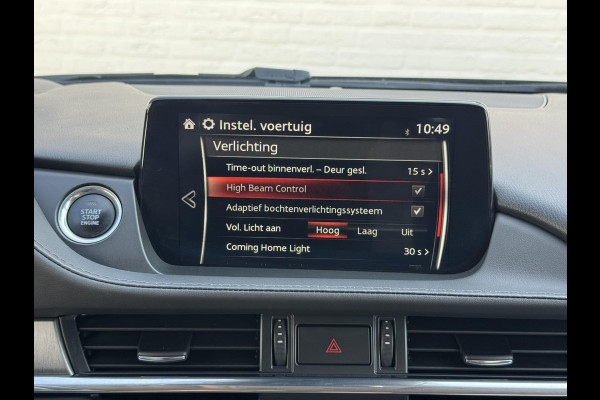 Mazda 6 Led Carplay Adaptive cruise Camera Dodehoek Navigatie Verwarmd stuur en stoelen